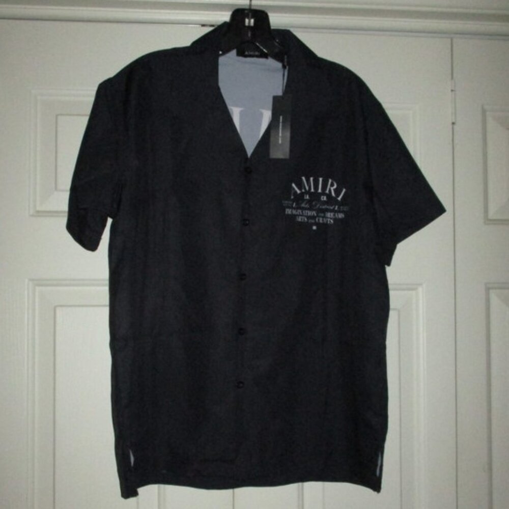 AMIRI Art District S/S B/F Shirt Sz L NWT - Picture 8 of 11